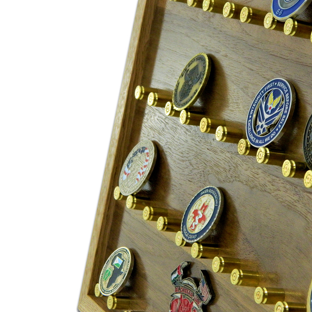 Challenge Coin Case - Five Coin Display, Challenge Coin Displays