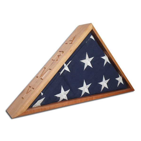 U.S. ARMY - Burial Flag Display Case (5' x 9.5' Flag) - Legacies of ...